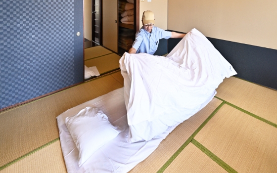 旅館の清掃作業・軽作業